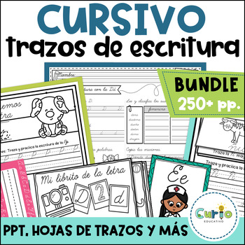 Preview of Cursivo - Caligrafía cursiva - Escritura cursiva - Cursive Handwriting Spanish