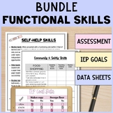 Bundle Functional Skills Assessment with IEP Goal Bank and Graphs