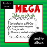 MEGA Italian Verb Bundle - present, irregular, regular, in