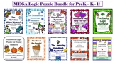 MEGA Logic Puzzle Bundle for Young Learners!