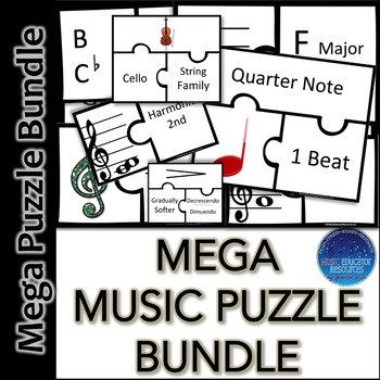 Preview of MEGA Music Puzzle BUNDLE