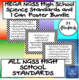 MEGA NGSS BUNDLE- ALL High School Standards/"I Can" Posters