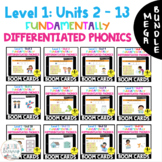 MEGA PHONICS BUNDLE | Level 1 | Units 2 - 13 | BOOM CARDS 