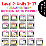 MEGA PHONICS BUNDLE | Level 2 | Units 1 - 17 | BOOM CARDS 