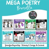 Poetry MEGA Bundle | Reading Writing and Rhyming Activities