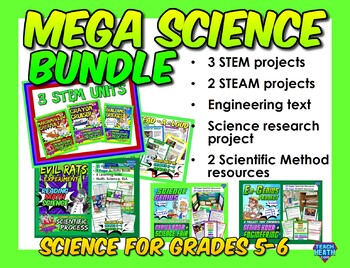 Preview of MEGA SCIENCE Bundle for grades 5-6
