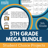 MEGA Student Choice Projects Bundle - Grade 5