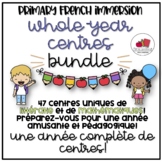 MEGA Whole-Year Centres French & Math Bundle! - Centres de
