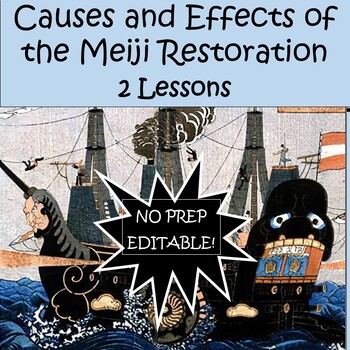 Preview of MEIJI RESTORATION: Causes and Effects 2 Days: Doc Analysis and Scaffolded Lesson