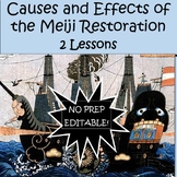 MEIJI RESTORATION: Causes and Effects 2 Days: Doc Analysis