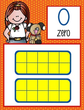 the BRAINY BUNCH Theme - CARDS : numbers 1 to 20