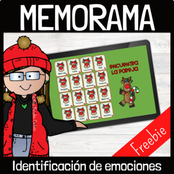 Preview of MEMORAMA INTERACTIVO EMOCIONES. Power Point (en español)