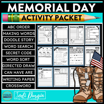 Preview of MEMORIAL DAY ACTIVITY PACKET