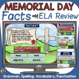 MEMORIAL DAY FACTS: ELA REVIEW ACTIVITY: BOOM DIGITAL CARD