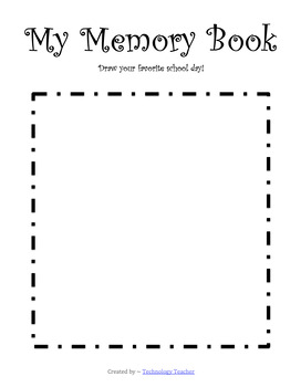 Preview of MEMORY BOOK >> End of the School Year: Grades 1-4