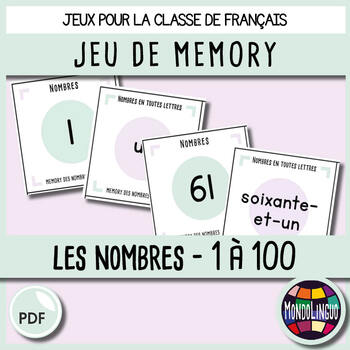 JEU DE MATHS : Les nombres de 0 à 100 - MATH GAME: Numbers 0 to 100 (FRENCH)