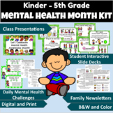 MENTAL HEALTH WEEK/MONTH KIT- Slide Decks, Family Newslett