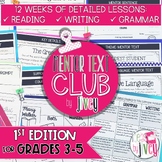 MENTOR TEXT CLUB by Jivey 1ST EDITION for Grades 3-5