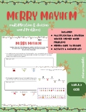 MERRY MAYHEM MULTIPLICATION & DIVISION WORD PROBLEMS