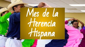 Preview of MES DE LA HERENCIA HISPANA: Presentation with questions and group activities
