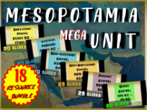 MESOPOTAMIA MEGA BUNDLE: 18 items (PPTs, guided notes, map