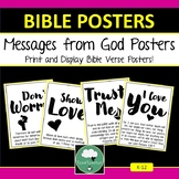 MESSAGES FROM GOD CHRISTIAN POSTERS Bible Posters