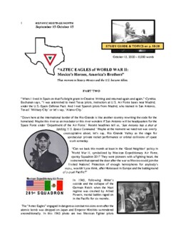 Preview of MEXICAN FLYBOYS in WORLD WAR II: AMERICA'S BROTHERS-Part Two