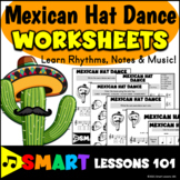 MEXICAN HAT DANCE WORKSHEETS Cinco De Mayo Music Activity 