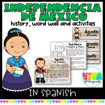 Preview of Independencia de México | Mexican Independence Day Activities in Spanish