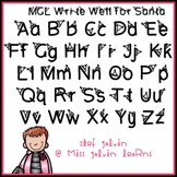 MGL Free Font - Write Well for Santa