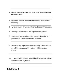 MI CIUDAD GCSE (HIGHER) WORKSHEETS by MARY'S FRENCH AND SPANISH RESOURCES