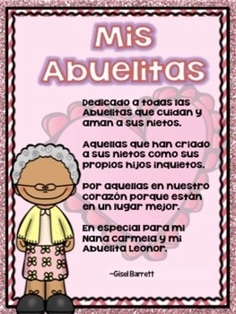 MI abuelita-Día de Las Madres by Maestra Barrett | TpT