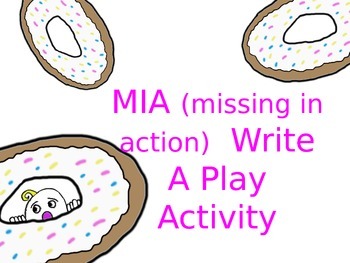 Preview of MIA Write A Play-Drama Activity