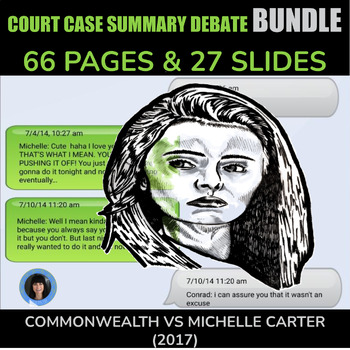 Preview of Argumentative writing, Bullying, Michelle Carter, Critical thinking, Perspective