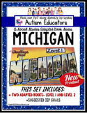 MICHIGAN State Symbols ADAPTED BOOK for Special Education 