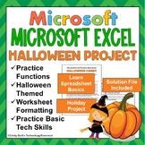 MICROSOFT EXCEL: Halloween Spreadsheet Using Basic Functions