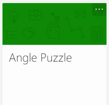 Preview of MICROSOFT FORMS - DIGITAL - Parallel Lines & Transversals Angles Puzzle