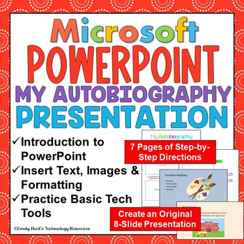 autobiography powerpoint for students