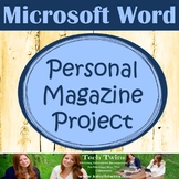 MICROSOFT WORD & EXCEL - 14 Page Magazine Project