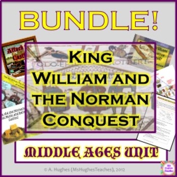 Preview of MIDDLE AGES BUNDLE! - The Norman Conquest and King William in 1066!