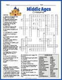(4th, 5th, 6th, 7th Grade) THE MIDDLE AGES Crossword Puzzl