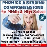 Phonics Activities for Older Students Middle School Readin