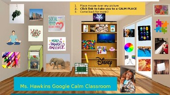 Preview of MINDFUL Calm Room (Google Classroom) for ALL ages