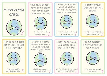 Preview of MINDFULNESS CARDS