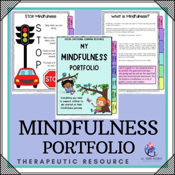Preview of MINDFULNESS Lesson Plans and Portfolio Project 