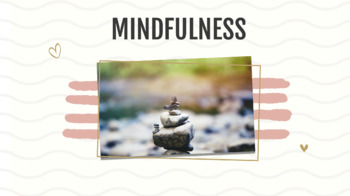 Preview of MINDFULNESS social-emotional (SEL) digital activity for distance learning