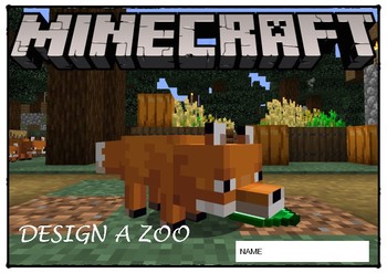 Preview of MINECRAFT DESIGN A ZOO - STEM (PBL)