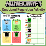 Emotional Regulation MINECRAFT: 5 Point Scale, Zones, Feel