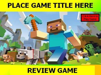 Preview of MINECRAFT Review Game POWERPOINT
