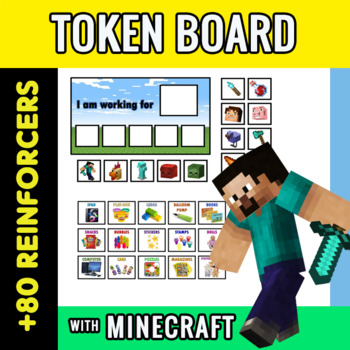 Preview of MINECRAFT Token Board + 90 reinforcers